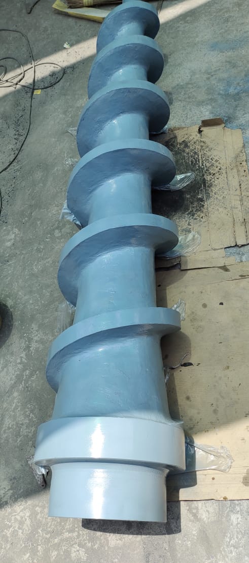 Plug screw for material feeding